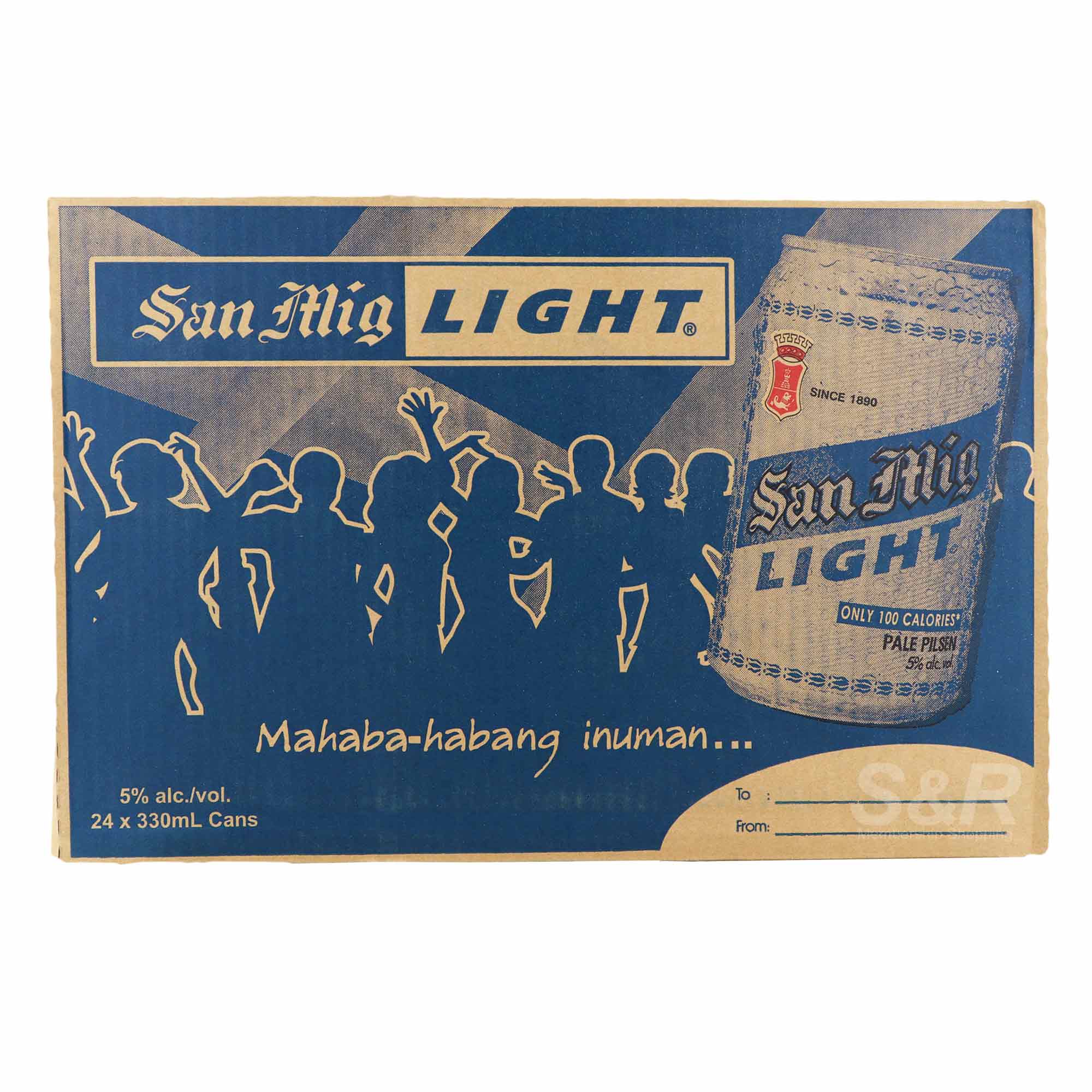 San Mig Light 24 cans